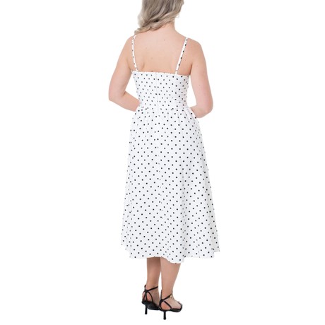 GUESS W5PK95 - MIDI WHITE BASE DOTS - ŠATY - Image 2