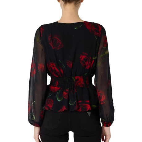 GUESS W5RH71 - BLURRED ROSES PRINT - MARŠKINĖLIAI - Image 2