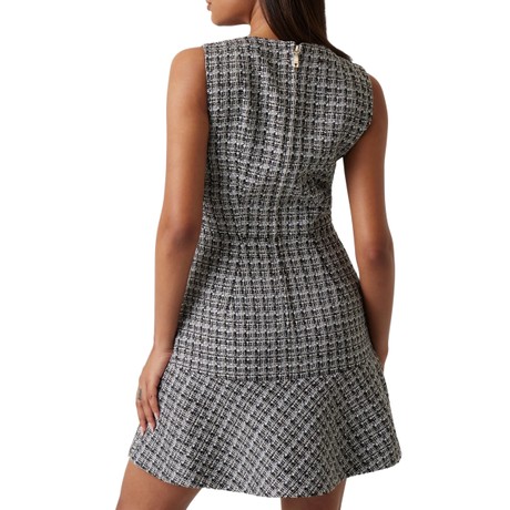 GUESS W5RK10 - BLACK AND WHITE TWEE - ŠATY - Image 2