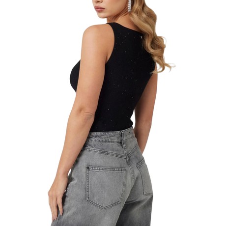 GUESS W5RR18 - Jet Black A996 - TOPS AND TANK TOPS - Image 2