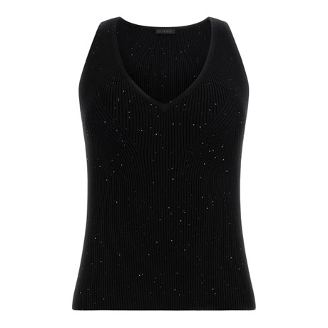 GUESS W5RR18 - Jet Black A996 - TOPS AND TANK TOPS - Image 3