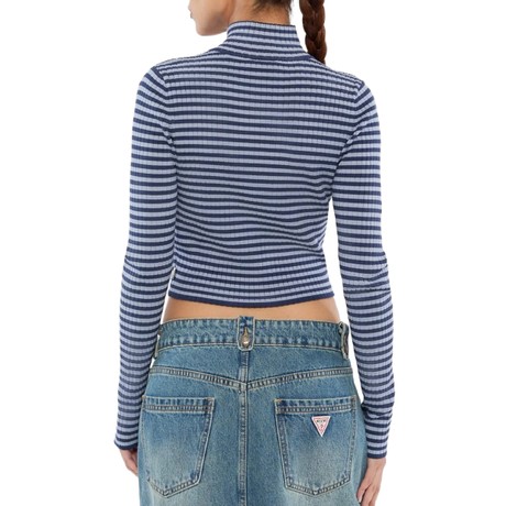 GUESS W5RR44 - BLUE COTTON MULTI - JERSEYS - Image 2