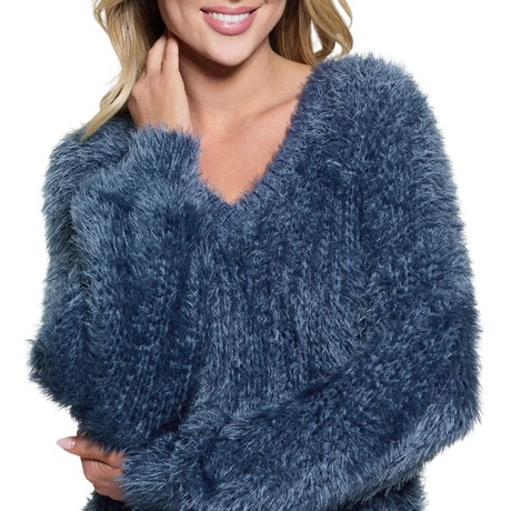 GUESS W5RR50 - COBALT BLUE MULTI              - MAGLIE - Image 3