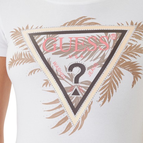 Tričko Guess pure white &mdash; fot 3