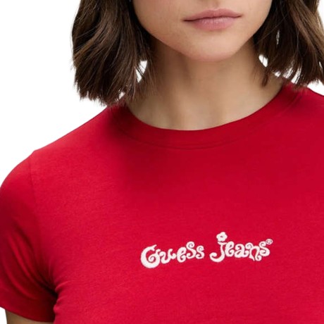 T-shirt Guess Jeans rugby red &mdash; photo 2