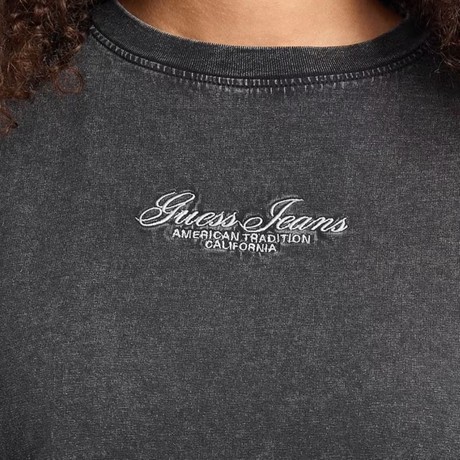 Tricou Guess Jeans jet black a996 &mdash; poze 3