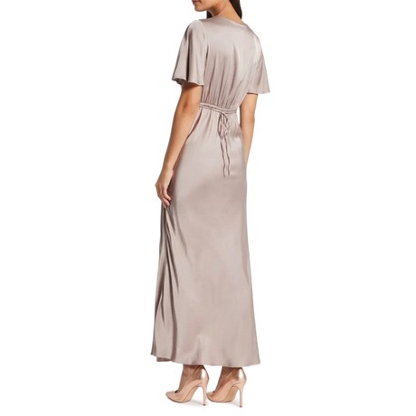 Sukienki Guess silk taupe &mdash; zdjęcia 2