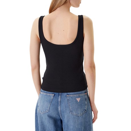 Tops And Tank Tops Guess Jeans jet black a996 &mdash; zdjęcia 2