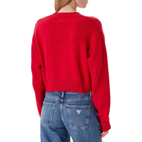 Koszulki Guess Jeans rugby red &mdash; zdjęcia 2