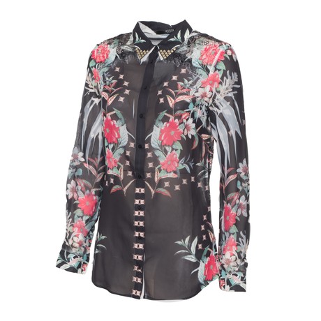 GUESS W92H74 -   NERO FANTASIA FIORI - CAMICIE - Image 2
