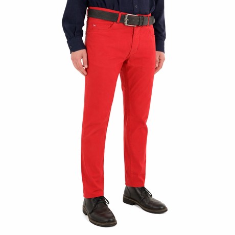 HARMONT & BLAINE WNB0110 - ROSSO INTENSO - PANTALONI