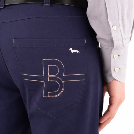 HARMONT & BLAINE WSDO030 - BLU NAVY - PANTALONI - Image 3