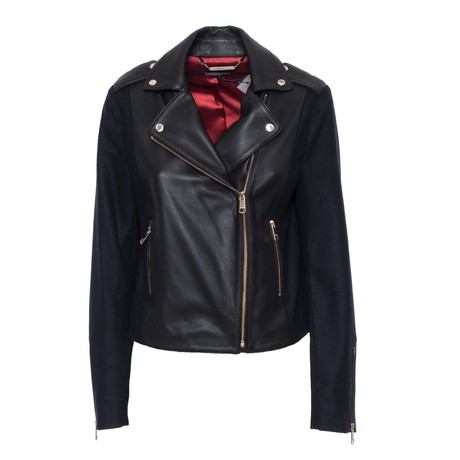 TOMMY HILFIGER WW0WW20863 - BLU - LEATHER JACKETS