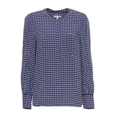 TOMMY HILFIGER WW0WW25986 - CUBE SURFTHE WEB CABERNET - SHIRTS