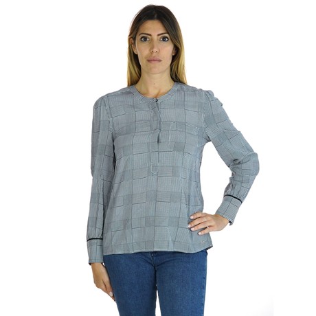 TOMMY HILFIGER WW0WW25986 - PRINCE OF WALES PRT GREY - SHIRTS