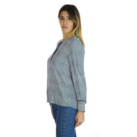 TOMMY HILFIGER WW0WW25986 - PRINCE OF WALES PRT GREY - SHIRTS - Image 2