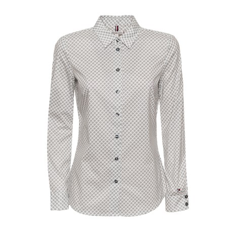 TOMMY HILFIGER WW0WW28713 - DAISY POLKA PRT / WHITE /DES SKY - ŠIRICE