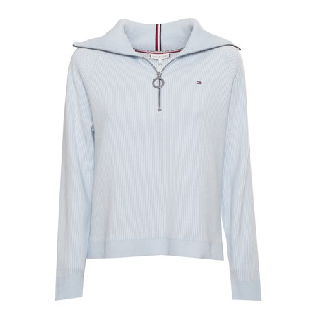 TOMMY HILFIGER WW0WW32485 - AZZURRO/ BIANCO A RIGHE - СВИТЕРА