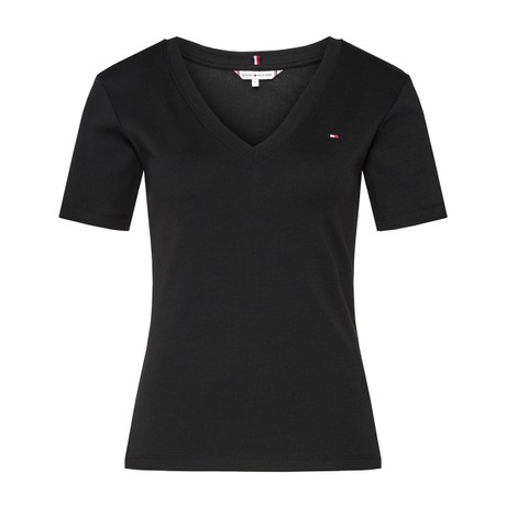 TOMMY HILFIGER WW0WW40584 - BLACK - MARŠKINĖLIAI - Image 3