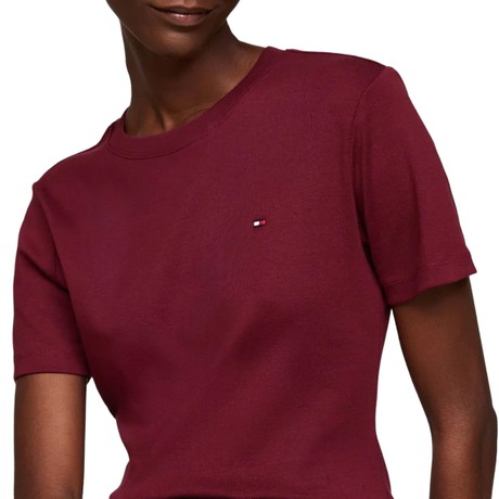 TOMMY HILFIGER WW0WW40587 - PURPLE - T SHIRT - Image 2