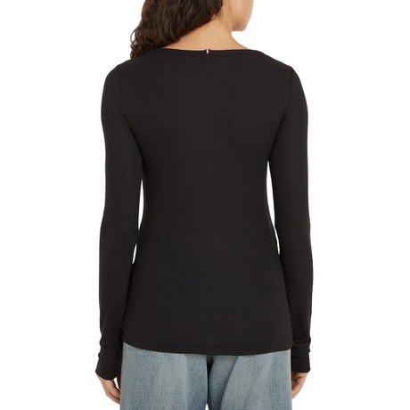 TOMMY HILFIGER WW0WW42094 - BLACK - T SHIRT - Image 2