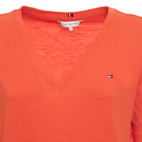 TOMMY HILFIGER WW0WW43901 - ORANGE - T SHIRT - Image 3