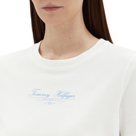 TOMMY HILFIGER WW0WW45428 - WHITE - T SHIRT - Image 3