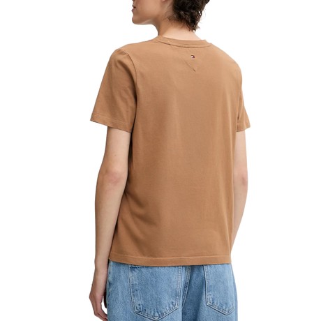 TOMMY HILFIGER WW0WW45626 - BROWN - T SHIRT - Image 2