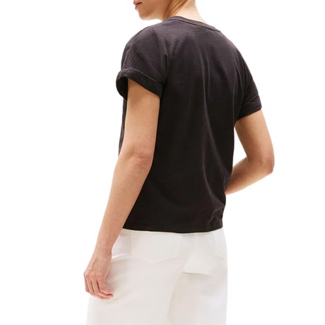 TOMMY HILFIGER WW0WW45747 - BLACK - T SHIRT - Image 2