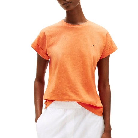TOMMY HILFIGER WW0WW45747 - ORANGE - T SHIRT