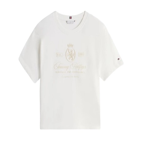 TOMMY HILFIGER WW0WW46118 - WHITE - T SHIRT - Image 3