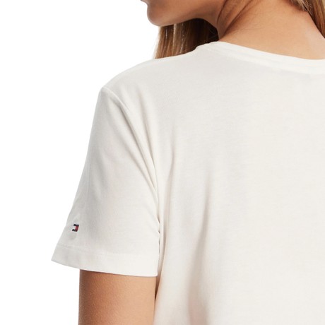 TOMMY HILFIGER WW0WW46153 - WHITE - MARŠKINĖLIAI - Image 3