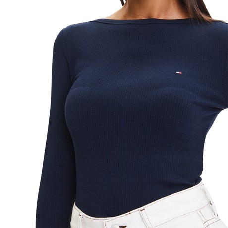 TOMMY HILFIGER WW0WW47309 - BLUE - CAMISETA - Image 3