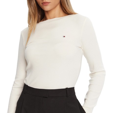 TOMMY HILFIGER WW0WW47309 - WHITE - CAMISETA - Image 3