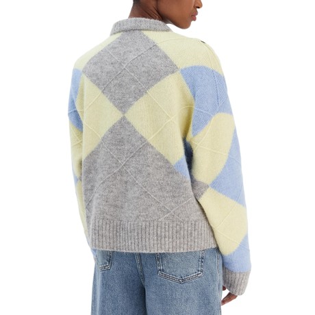 Topwear Tommy Hilfiger light grey htr/yellow/blue argyle &mdash; pictures 2