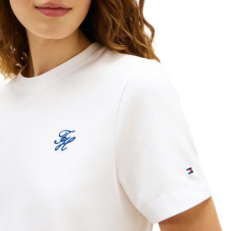 TOMMY HILFIGER WW0WW48699 - Ecru - CAMISETA - Image 3