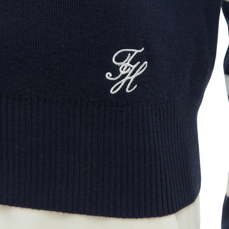 TOMMY HILFIGER WW0WW49617 - Big Stp Dark Night / Ivory Petal - JERSEYS - Image 3