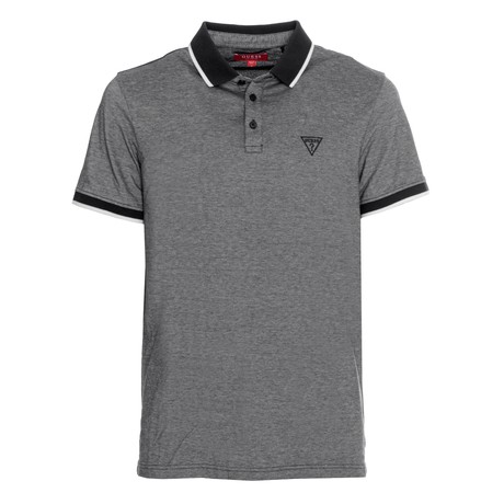 GUESS FACTORY X2GP02 - JET BLACK MULTI - POLO SHIRTS