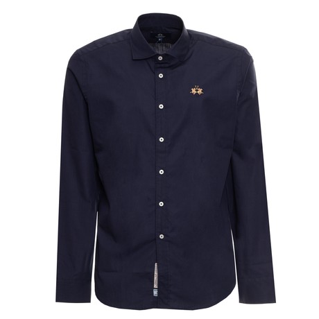 LA MARTINA XMC028 - Navy                           - SHIRTS