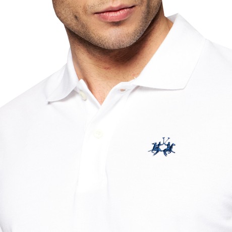 LA MARTINA XMP035 - OPTIC WHITE - POLO - Image 3