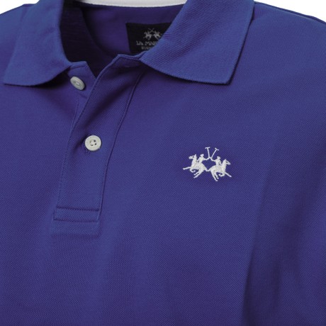 LA MARTINA XMP035 - MAZARINE BLUE - POLO - Image 2