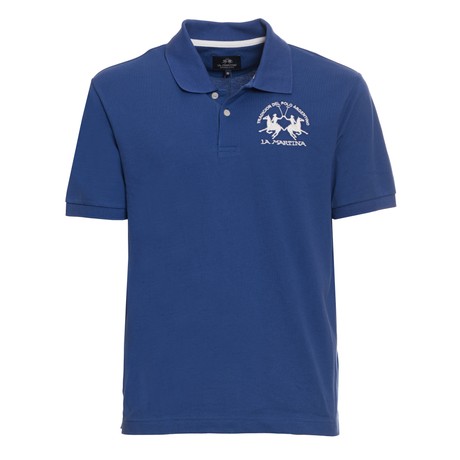 LA MARTINA XMP037 - MAZARINE BLUE - POLO