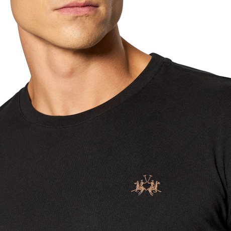 LA MARTINA XMR029 - BLACK - T SHIRT - Image 3