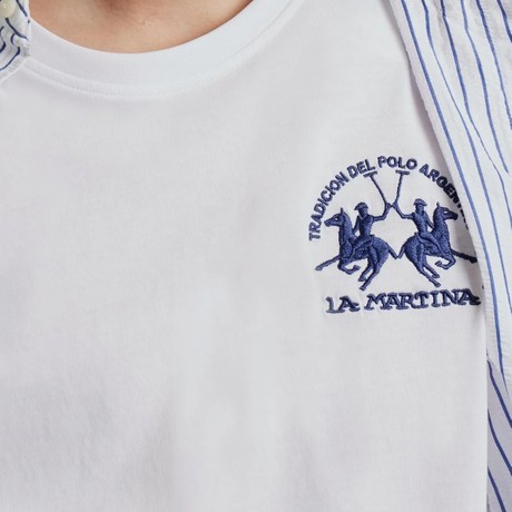 LA MARTINA XMR030 - OPTIC WHITE - T SHIRT - Image 3