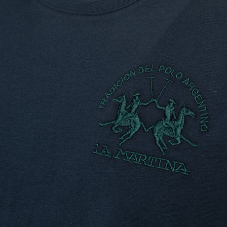 LA MARTINA XMR030 - NAVY - T SHIRT - Image 3