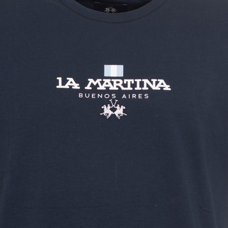 LA MARTINA XMR031 - NAVY - TRICOU - Image 3
