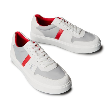 CALVIN KLEIN YM0YM01395 - Taupe Smog/White/Adrenaline Rush - ТУФЛИ - Image 2