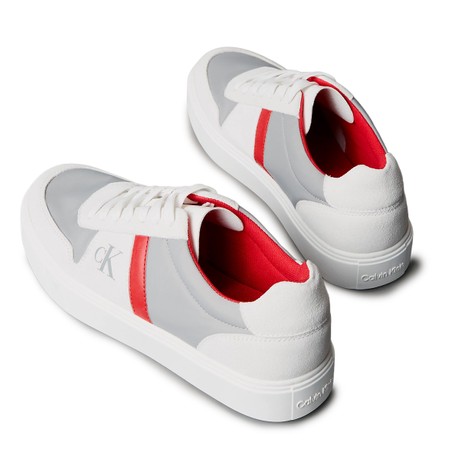 CALVIN KLEIN YM0YM01395 - Taupe Smog/White/Adrenaline Rush - ТУФЛИ - Image 3