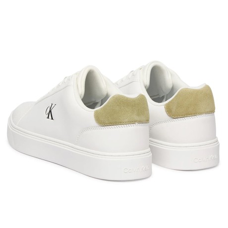 CALVIN KLEIN YM0YM01435 - Bright White/Sage Green - CHAUSSURES - Image 3