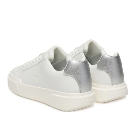 CALVIN KLEIN YW0YW01948 - Bright White/Silver - SCARPE - Image 3